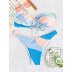 Damen Bandeau-Bikini mit verspieltem Schnitt R&B