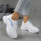 Damen Sportliche Sneakers mit atmungsaktiver Oberflächenstruktur und trendigem Dämpfungssystem R&B