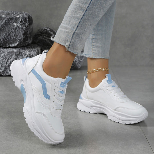 Damen Sportliche Sneakers mit atmungsaktiver Oberflächenstruktur und trendigem Dämpfungssystem R&B