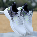 Damen Sportliche Sneakers mit rutschfester Sohle und atmungsaktiver Struktur R&B