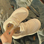 Damen Plattform-Sneaker mit verstellbaren Klettverschlüssen und komfortabler Dämpfung R&B