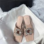 Damen elegante Slipper mit geschmackvollem Design R&B