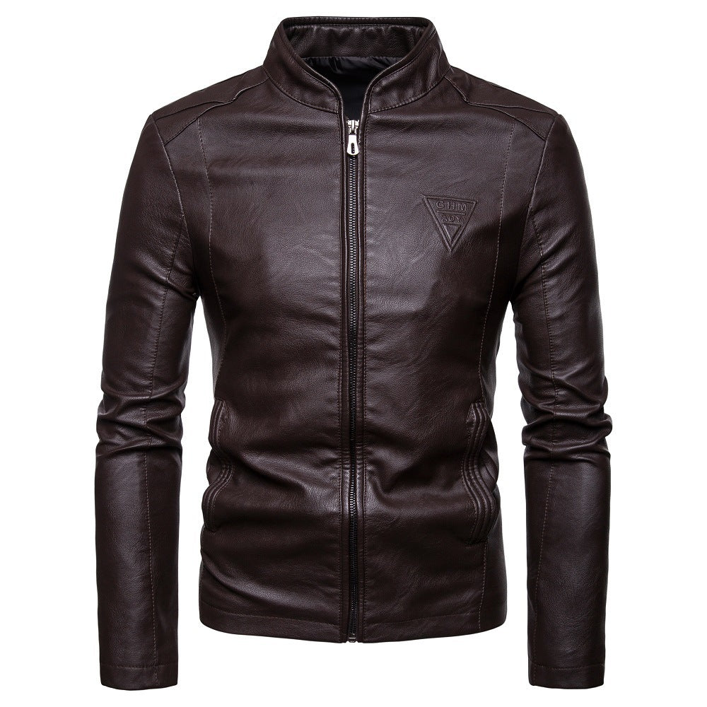 Herren Lederjacke modern geschnitten