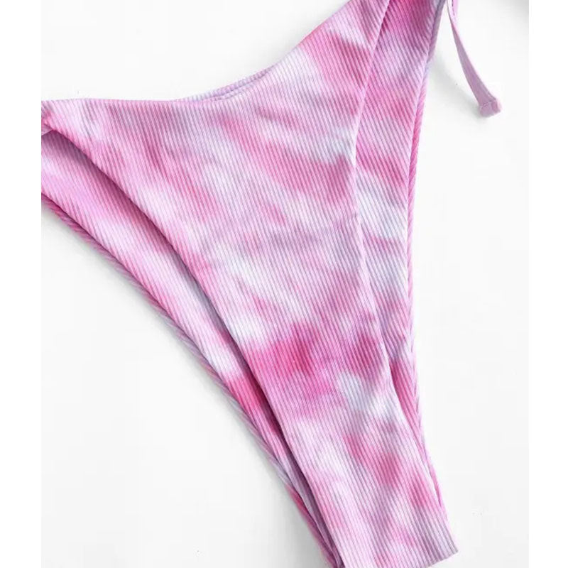 Damen Crop-Top Bikini mit verstellbaren Trägern R&B