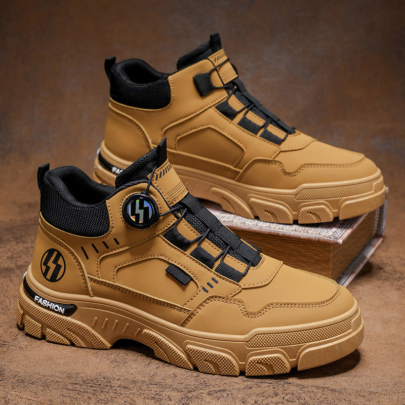 Damen Modische High-Top Sneakers mit innovativem Schnürsystem R&B