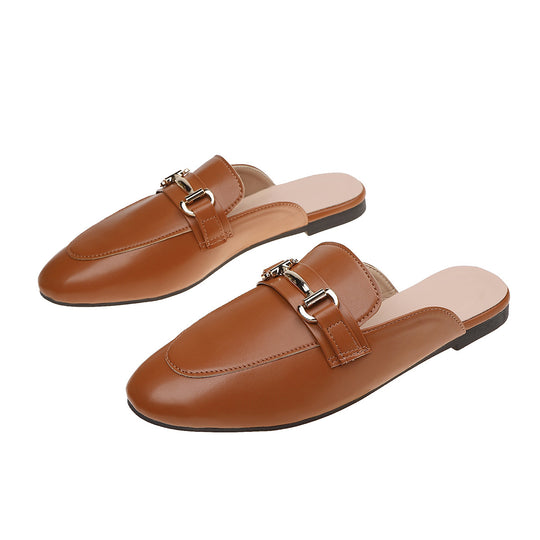Damen Elegante Mokassins mit modischem Schnallen-Detail R&B
