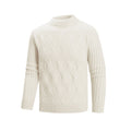 Herren Rollkragenpullover mit strukturierter Strickoberfläche
