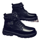 Damen Schnürstiefel mit robuster Sohle von