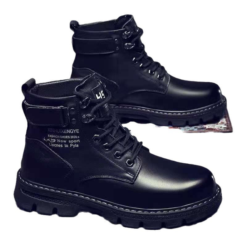 Damen Schnürstiefel mit robuster Sohle von