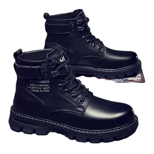 Damen Schnürstiefel mit robuster Sohle von R&B