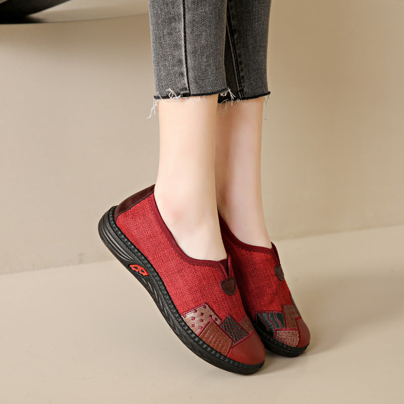 Damen komfortable Slip-On Schuhe mit einzigartigem kreativen Design R&B