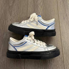 Damen Modische Sneakers mit glänzendem Obermaterial und dämpfender Sohle R&B