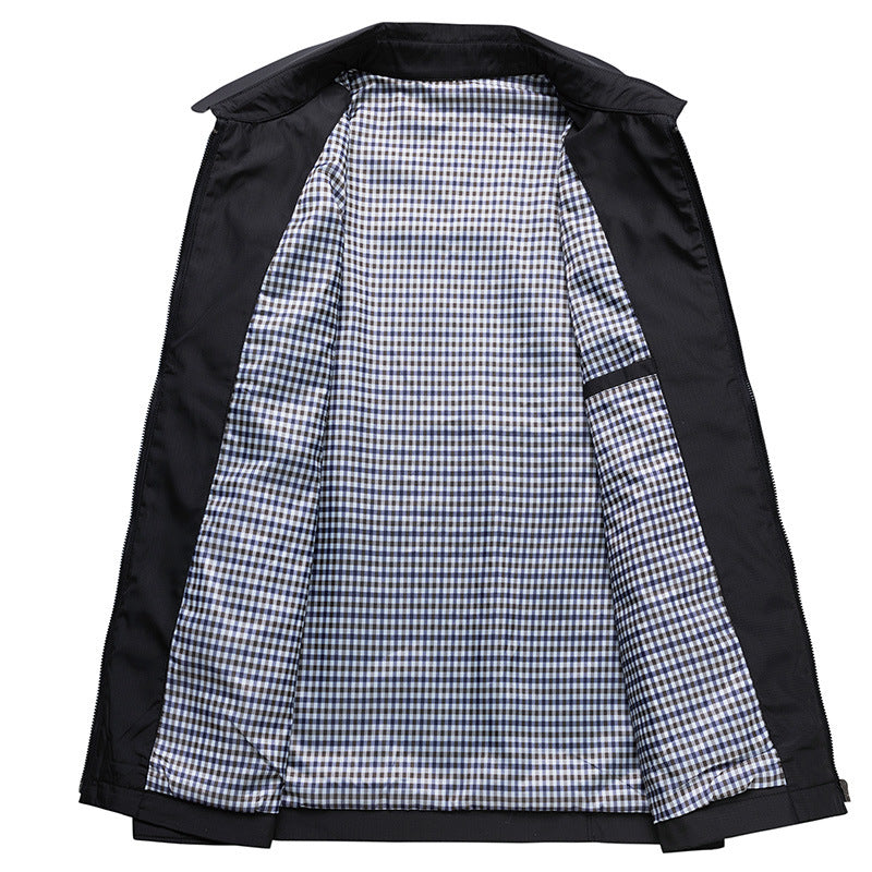 Herren Freizeitjacke mit lässigem Schnitt und praktischen Taschen R&B