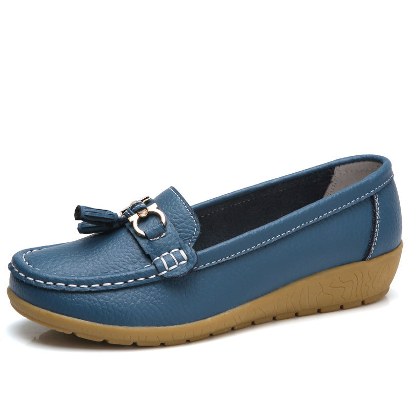 Damen Mokassins mit eleganter Quastenverzierung und rutschfester Sohle R&B