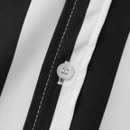 Herren Kurzarmhemd mit klassischem Streifenmuster und hochwertigem Stoff