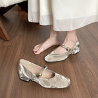 Damen Ballerinas mit elegantem Schnallenakzent