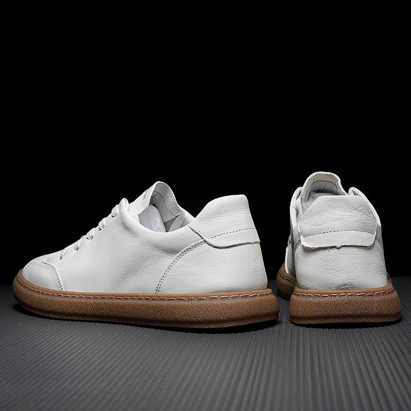 Damen lässige Leder Sneakers R&B