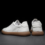 Damen lässige Leder Sneakers