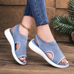 Damen Sportliche Sandalen mit atmungsaktivem Obermaterial und flexiblem Sohlenkonzept