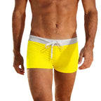 Herren Badeshorts mit verstellbarem Kordelzug R&B