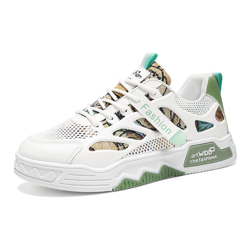Damen Sportliche Sneakers mit atmungsaktivem Mesh-Obermaterial und flexibler Sohle R&B
