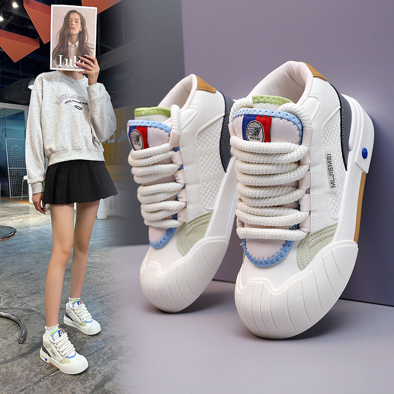 Damen Sportliche Sneaker mit atmungsaktiver Obermaterialstruktur und rutschfester Sohle R&B