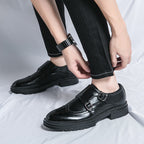 Damen Elegante Doppel-Monk-Schuhe aus hochwertigem Leder R&B