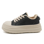 Damen Sneakers mit plüschigem Innenfutter und bequemer Dämpfung R&B
