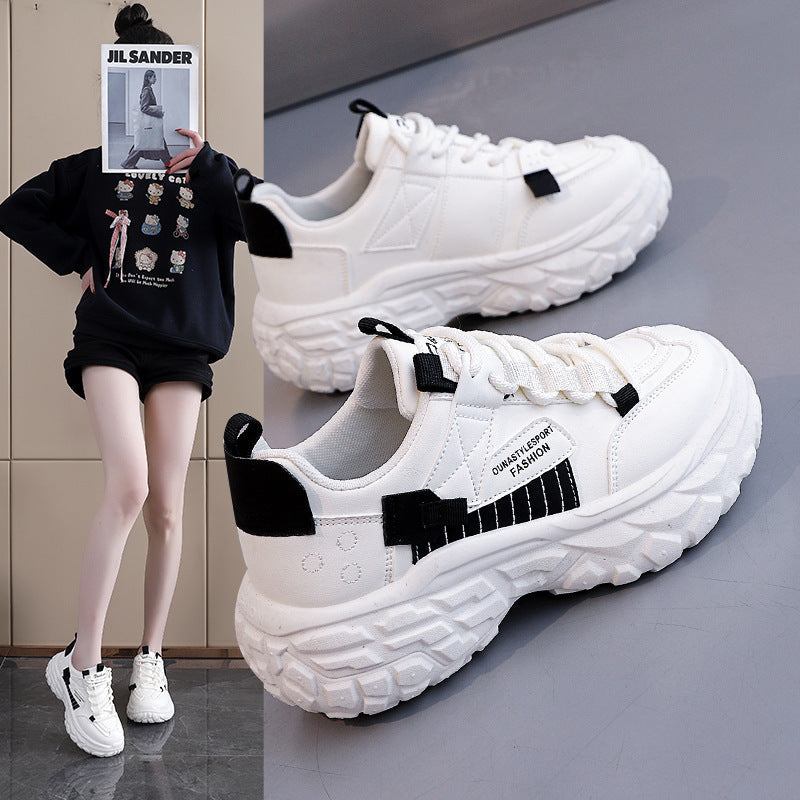 Damen Komfortable Lauf- und Freizeitschuhe mit dicker Sohle R&B