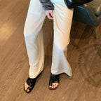 Damen Slipper mit strukturiertem Obermaterial und bequemer Fußbettgestaltung R&B