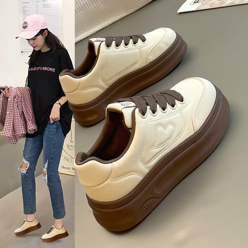 Damen Chunky Sneaker mit dicker Sohle und modischem Design R&B
