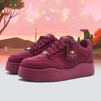 Damen modische Chunky Sneaker mit verstärktem Halt und dämpfender Sohle