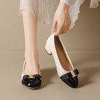 Damen Ballerinas mit elegantem Riemchen und modischer Lackspitze