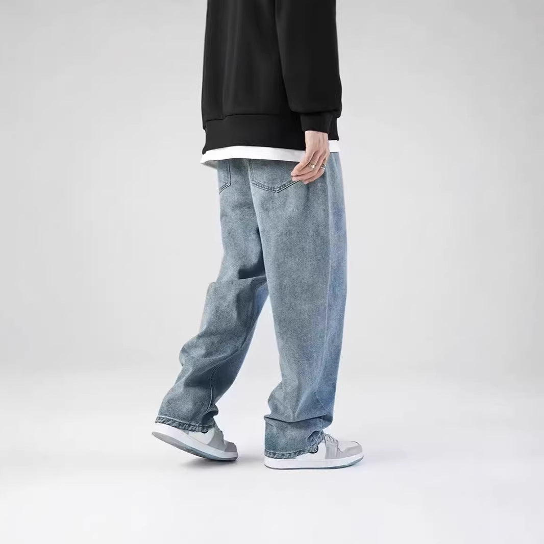 Herren Weite Vintage Jeans