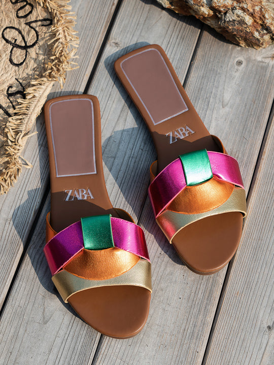 Damen Modische Riemchen-Sandalen mit elegantem Schleifen-Design und komfortabler Fußbettung R&B