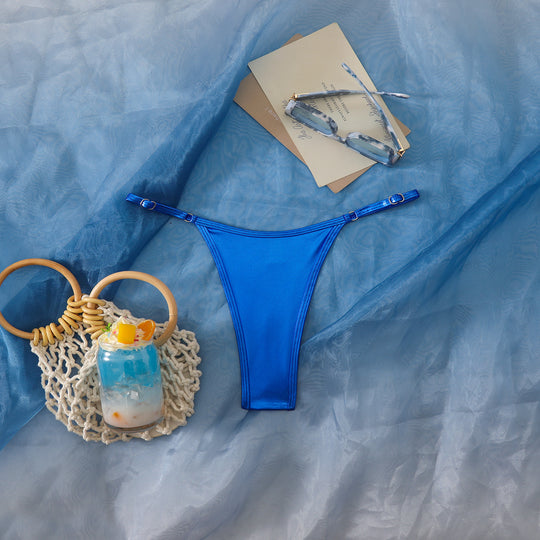 Damen Hochgeschnittener Bikini-Höschen mit elegantem Design R&B