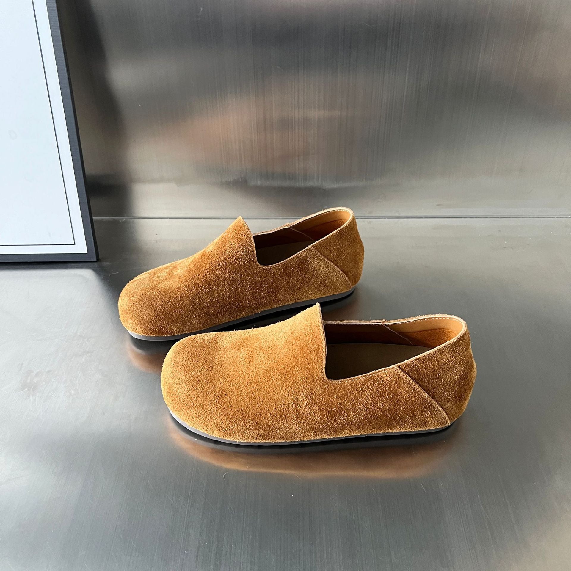 Damen Elegante und komfortable Mokassins aus hochwertigem Wildleder R&B