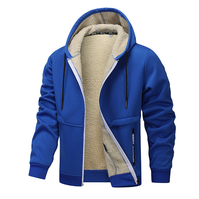 Herren kuschelige Fleecejacke mit hoher Wärmedämmung R&B