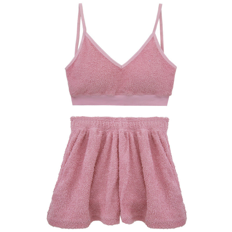 Damen Relax-Set mit weichem Material und verstellbaren Trägern R&B
