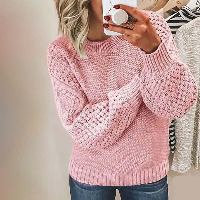 R&B | Pullover - Damen Winter Freizeit Strickpullover