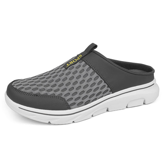 Damen Komfortable und atmungsaktive Clogs mit flexiblem Gummiboden R&B