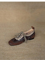 Damen elegante Ballerinas mit verspieltem Riemchen-Design R&B