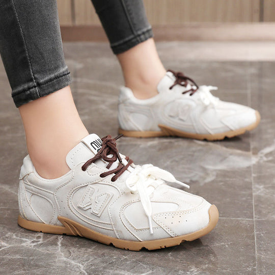 Damen sportliche Freizeitschuhe mit atmungsaktiver Mesh-Oberfläche und dämpfender Laufsohle R&B