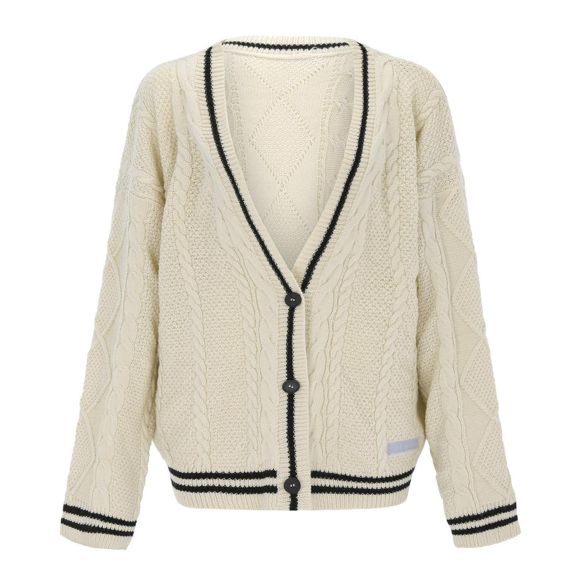 Damen Strickjacke mit dekorativem Sternen-Muster R&B