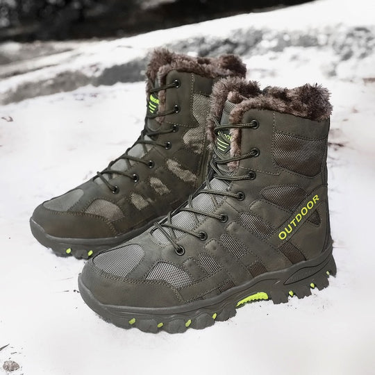 Damen Stiefel für Abenteuer im Freien mit warmem Innenfutter und rutschfester Sohle R&B