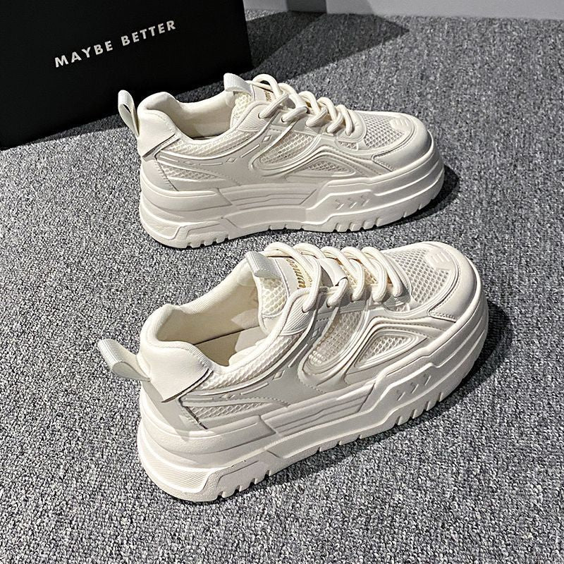 Damen Chunky Sneakers mit luftdurchlässigem Mesh und komfortabler Dämpfung