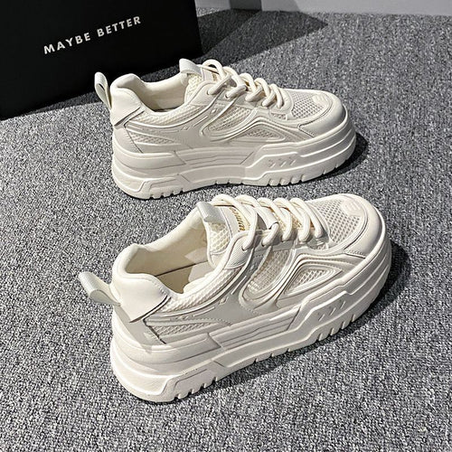 Damen Chunky Sneakers mit luftdurchlässigem Mesh und komfortabler Dämpfung R&B