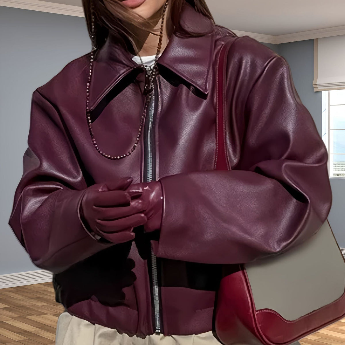 Damen Übergroße jacke R&B