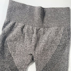 Damen Hochwertige Sportleggings mit atmungsaktiven Mesh-Einsätzen und nahtlosem Design R&B