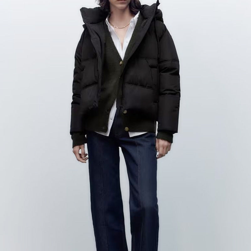 Damen Übergangsjacke mit praktischen Taschen und hohem Kragen R&B